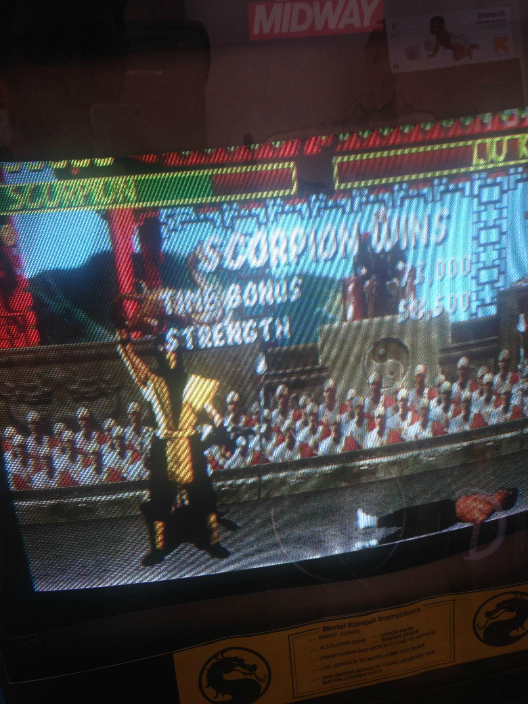 Scorpion wins! Fatality!