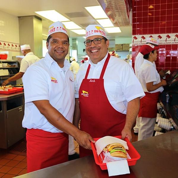 The average In-N-Out associate makes around $11.57/hr and store managers can make six figures.