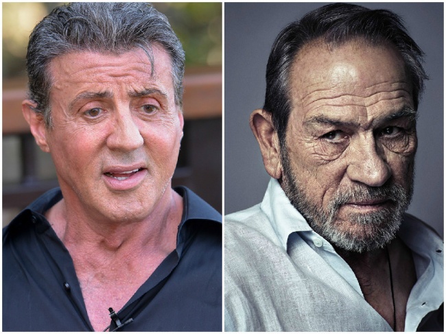 Sylvester Stallone and Tommy Lee Jones — 68 years old.