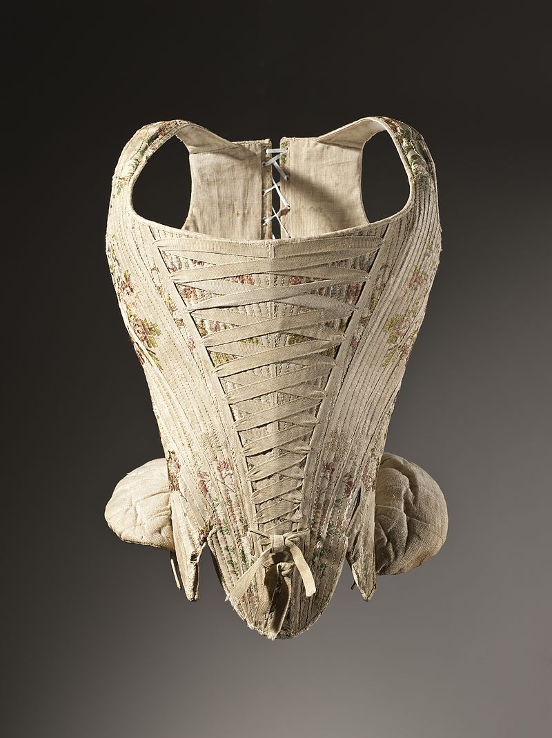 Well fitting corsets going into the 18th century were a lot better for breathing and allowed women to work but still restricted any bending at the waist.