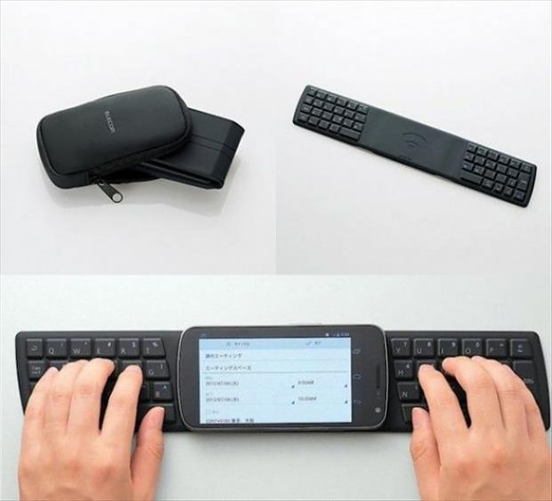 An actual keyboard for a smartphone and not that holographic sh*t.