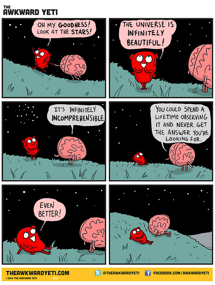10 Heart Vs. Brain Comic Strips That Are Right On Point - Gallery