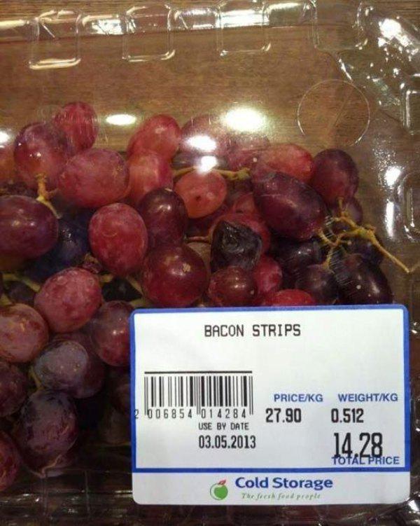 you had one job and you ruined - Bacon Strips PriceKg WeightKg 606854014284 27.90 0.512 Use By Date 03.05.2013 Total Price Cold Storage The ci fost people 14.28