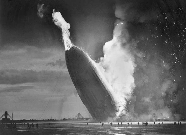 The Hindenburg, 1937.