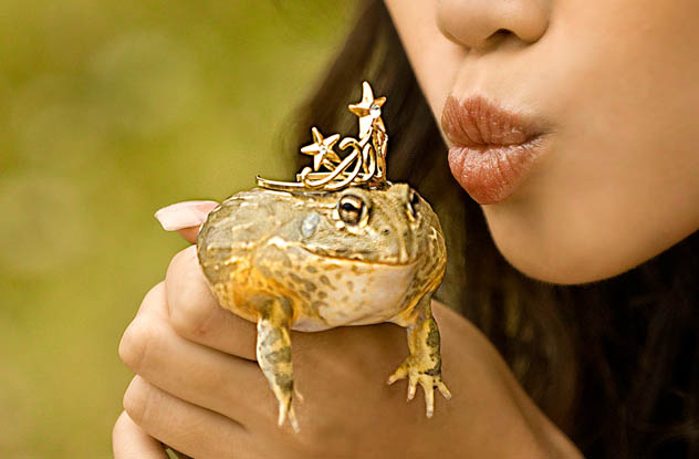 Toads. You probably heard licking toads give you hallucinations but did you know it can also give orgasms to women? That's why women kiss toads, not that "change into a prince" bullsh*t they tell men.
