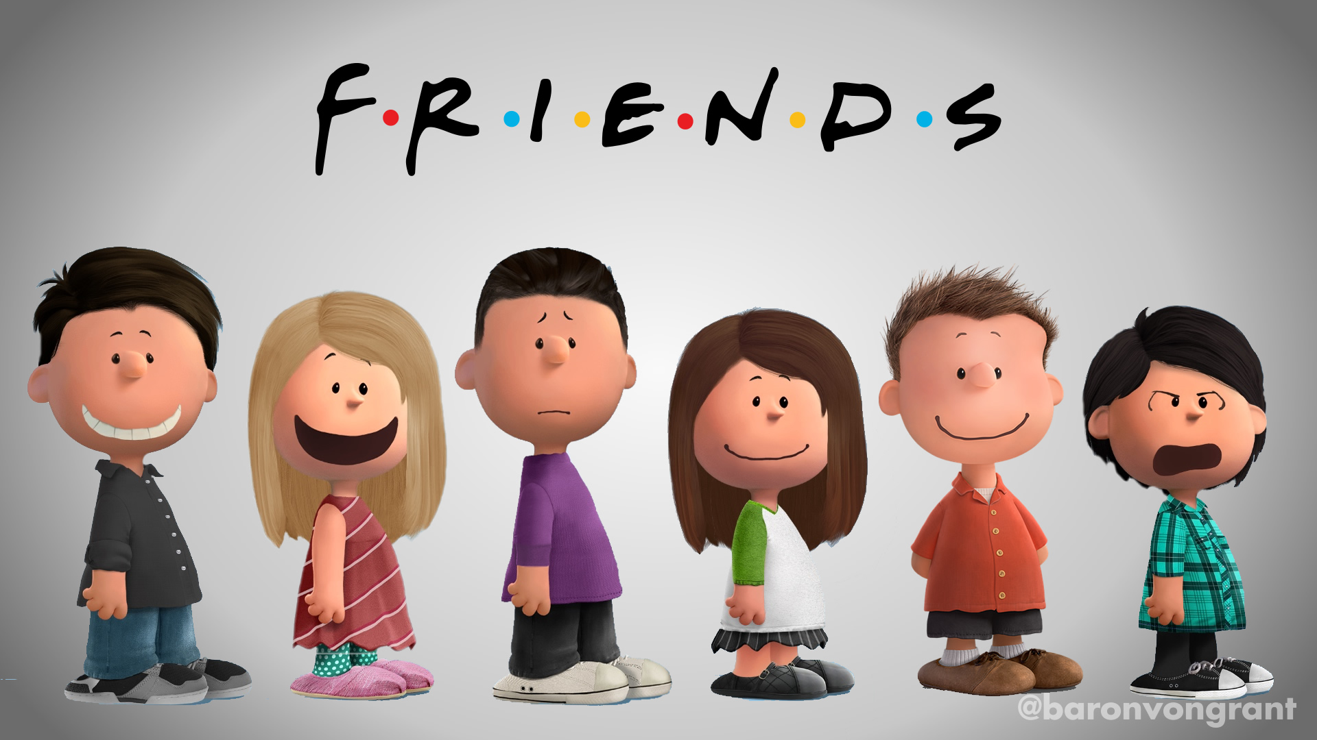 35 Pictures Of Famous And Loved Shows In "Peanuts" Style
