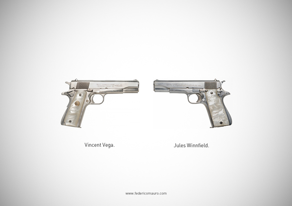 pulp fiction guns - Vincent Vega. Jules Winnfield