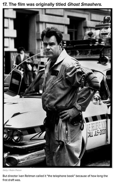 24 Pieces Of Ghostbusters Trivia - Gallery | eBaum's World