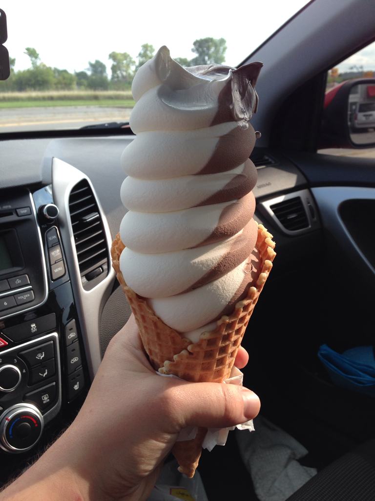 ice cream car cone