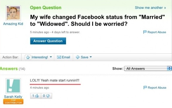 17 Hilarious Yahoo Questions And Answers