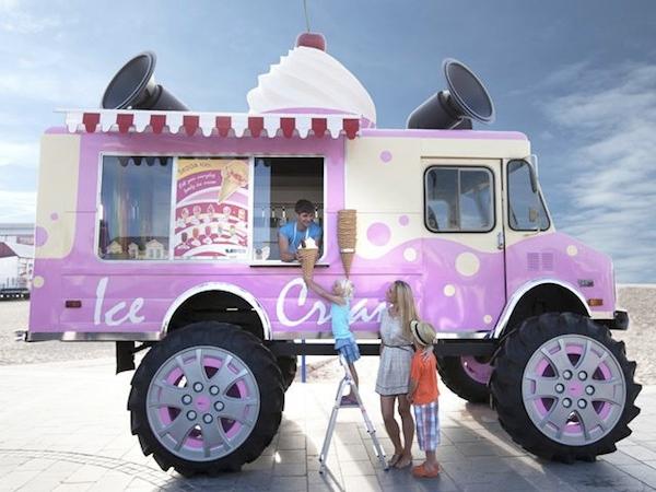 monster ice cream truck - O