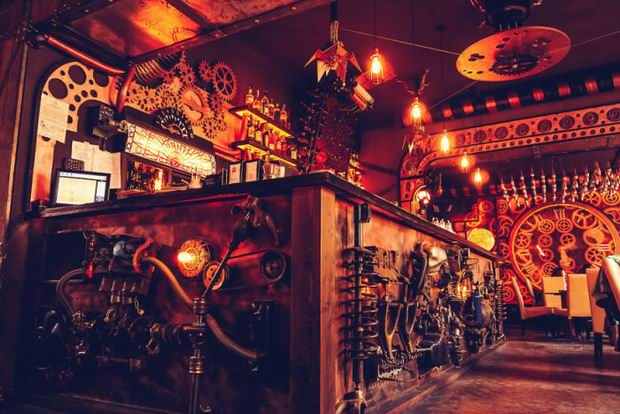 Steam Punk Cafe In Romania