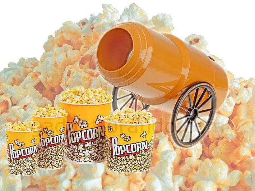 Popcorn cannon!