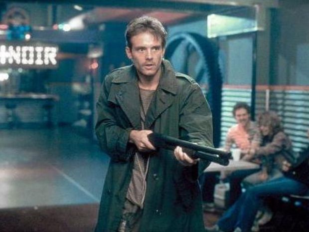 Terminator (1984). What? You say he played in it? Yes he did, but not the role he was suppose to. Originally Arnold was the good guy - Kyle Reese but they could not find an actor worthy of the role of Terminator.  Arnold ended up being the terminator and playing the good guy in the sequel.