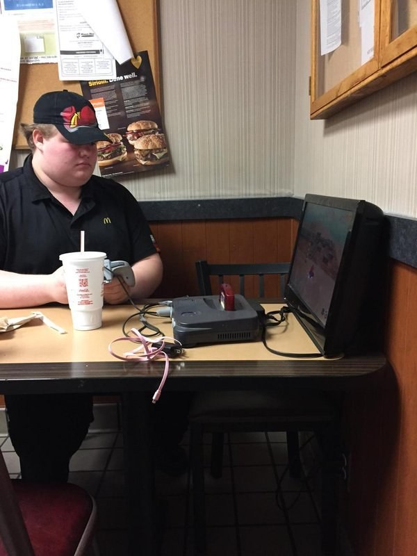 The best jobs are in McDrive and cleaning the tables, cause you get less interaction with the annoying customers.