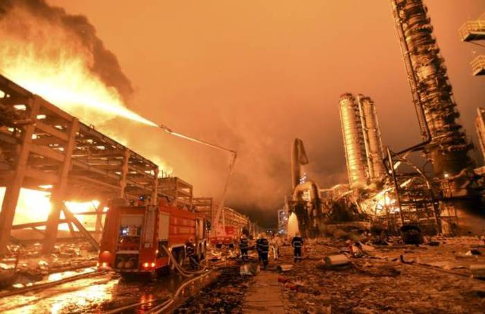 factory explosion china