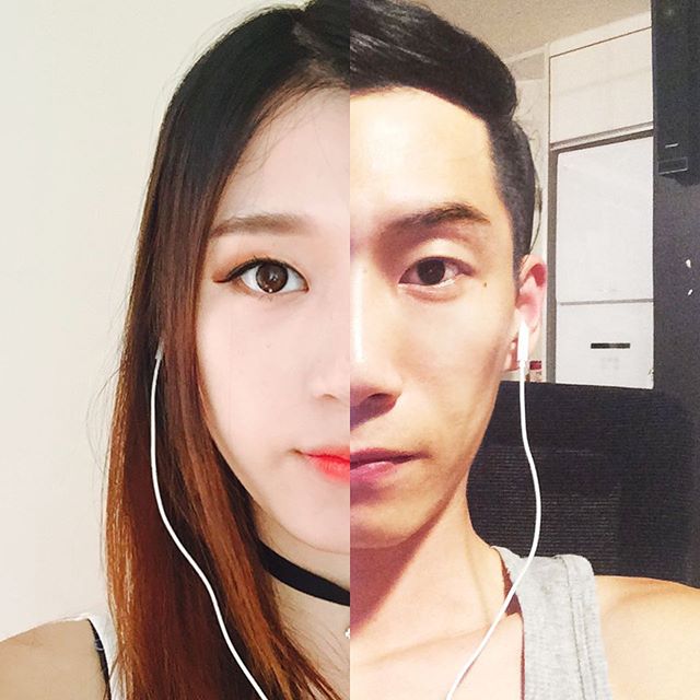 Seok Li (right) and his girlfriend Danbi Shin (left) got separated. She was in New York, he stayed in Seoul.