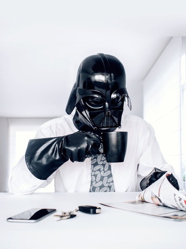 12 Leaked Pictures Showing Dath Vader In His Time Off