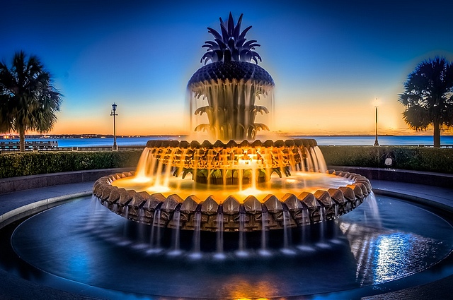 Pineapple Fountain. You would think Hawaiians would do this one, but no. The Pineapple Fountain is in South Carolina and is said to look delicious.