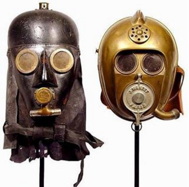 19th century Firefighters looked like Darth Vader and C3PO.