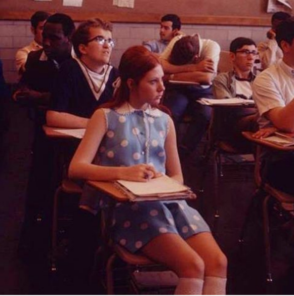 A 1960's classroom.