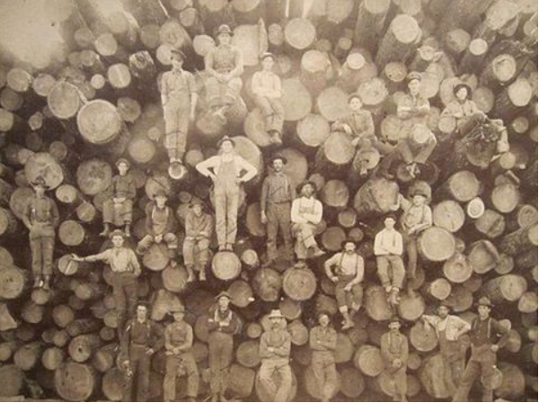Early 1900s Lumberjacks.