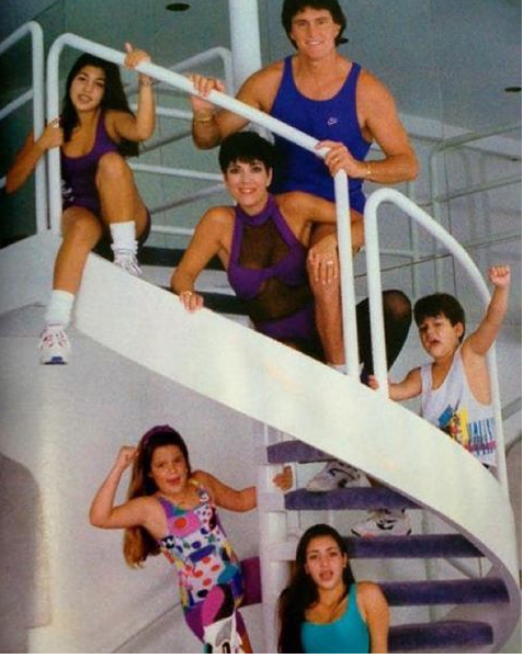 The Kardashians circa early 90s.
