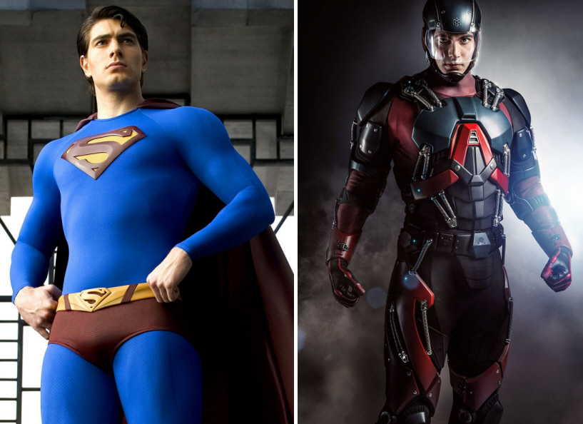 Brandon Routh- Superman (Superman Returns, 2006), The Atom (Arrow, 2014).