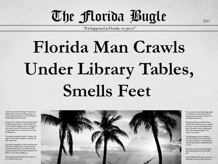 15 Top Weirdest Things That Happened In Florida In 2015