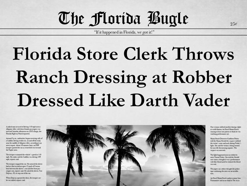 15 Top Weirdest Things That Happened In Florida In 2015