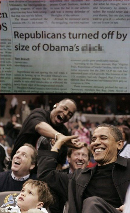 off by size of obama's - der Heweer Republicans turned off by size of Obama's dick Reuters