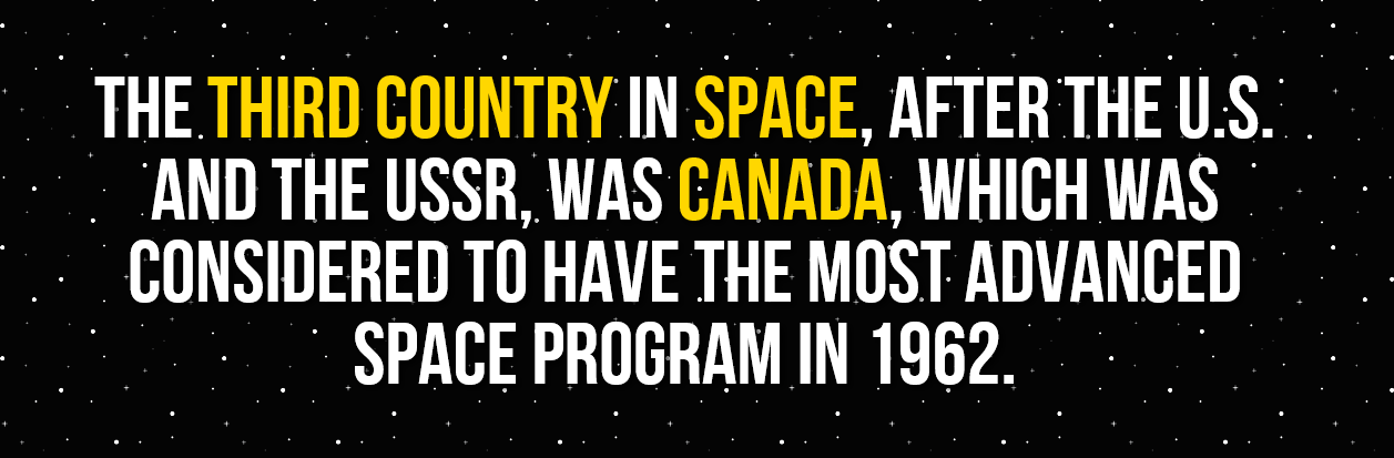 fitness quotes - The Third Country In Space, After The U.S. And The Ussr, Was Canada, Which Was Considered To Have The Most Advanced Space Program In 1962.