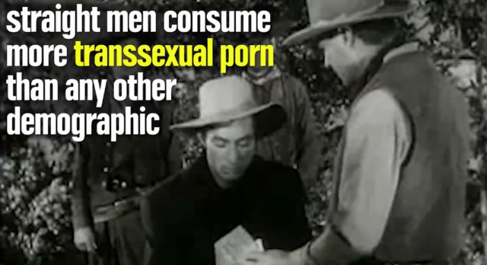 monochrome photography - straight men consume more transsexual porn than any other demographic