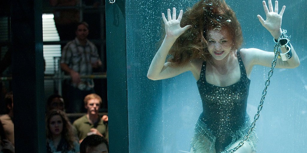 12. Now You See Me. Isla Fisher couldn’t unlock her shackles while filming the ‘water chamber scene’. She was stuck in the chamber for almost three minutes and almost drowned.