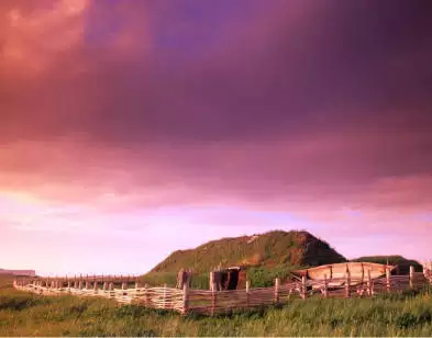 L'Anse aux Meadows. This 1,000-year-old site in Newfoundland, Canada proves that Viking settlers made their way to North America long before Christopher Columbus even thought about sailing to India. Master Frodo?