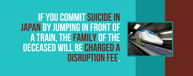 graphic design - If You Commit Suicide In Japan By Jumping In Front Of A Train, The Family Of The Deceased Will Be Charged A Disruption Fee.