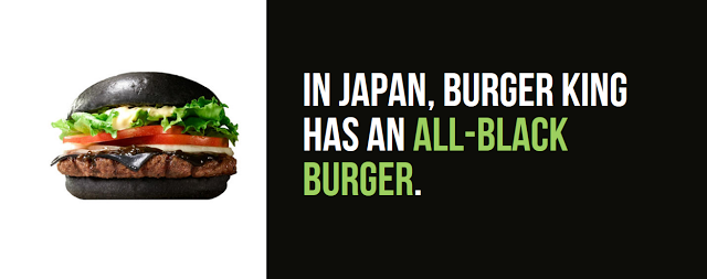 fast food - In Japan, Burger King Has An AllBlack Burger.
