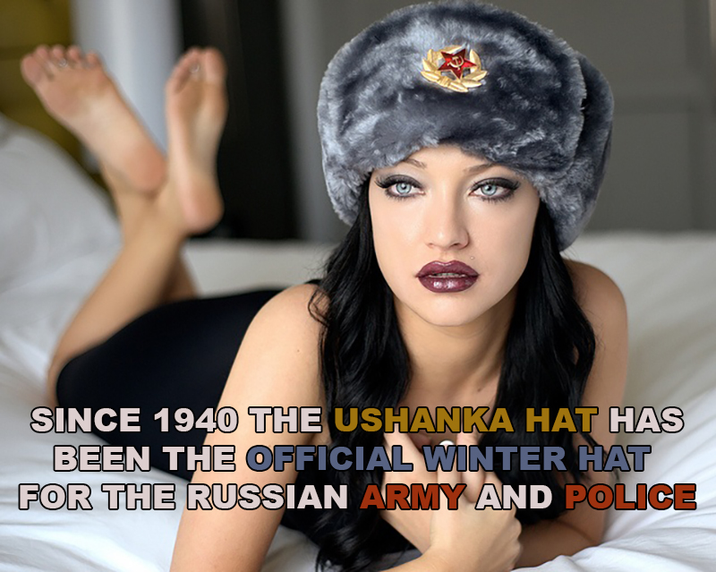 Ushanka - Since 1940 The Ushanka Hat Has Been The Official Winter Hat For The Russian Army And Police