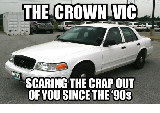 ford crown victoria police interceptor - The Crown Vic Scaring The Crap Out Of You Since The 90S
