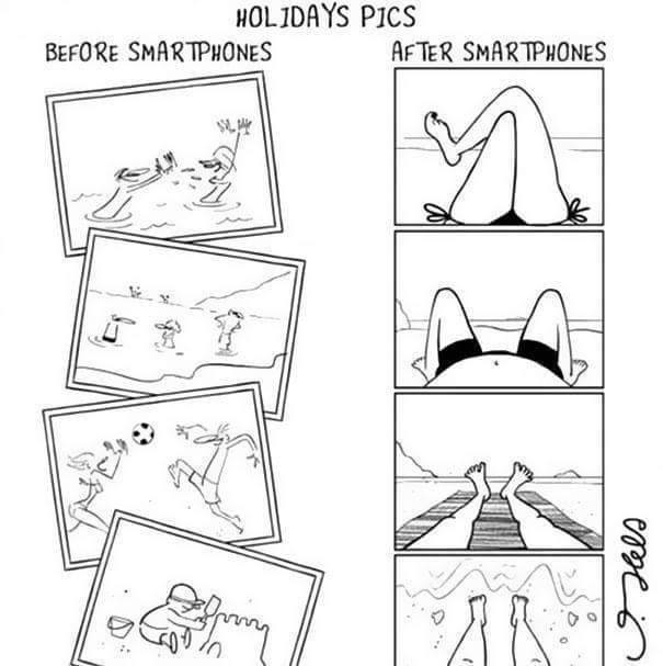 smartphone before and after - Holidays Pics Before Smartphones After Smartphones Hels I.