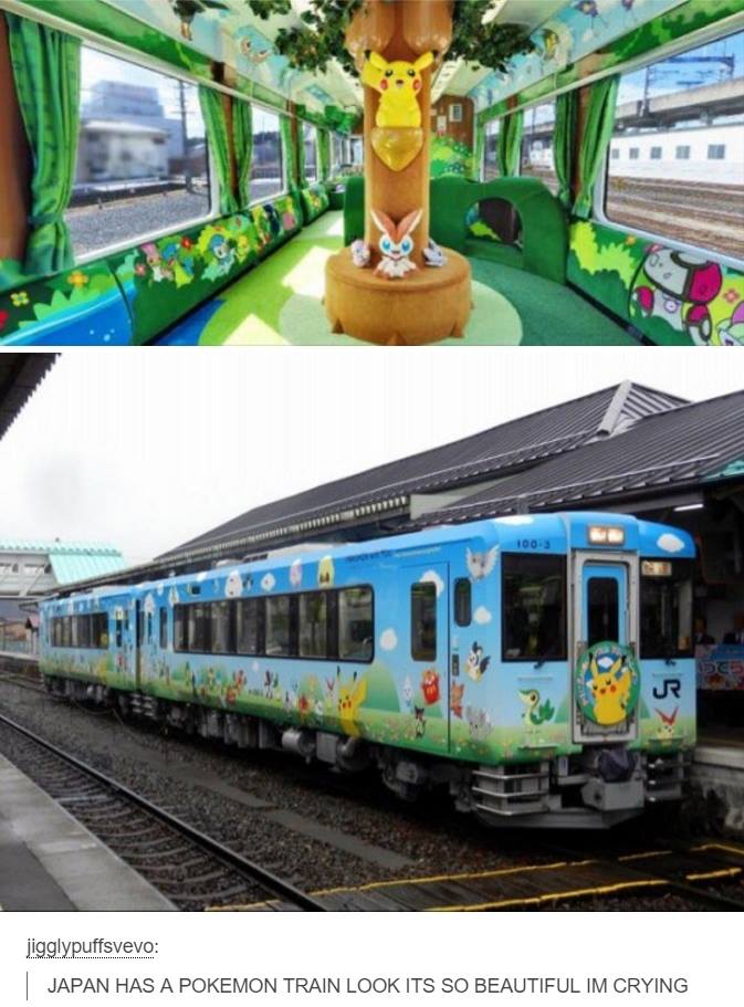 100 jigglypuffsvevo Japan Has A Pokemon Train Look Its So Beautiful Im Crying