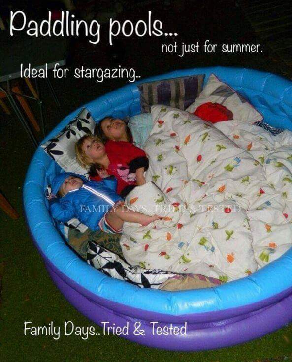 kiddie pool in pool - Paddling pools... __Ideal for stargazing. not just for summer. Famil Family Days. Tried & Tested