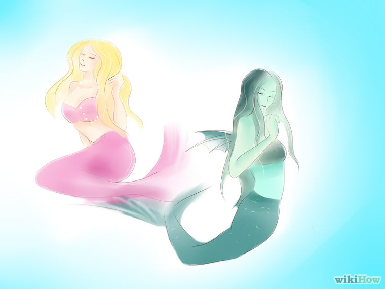 How to act like a mermaid at school.
