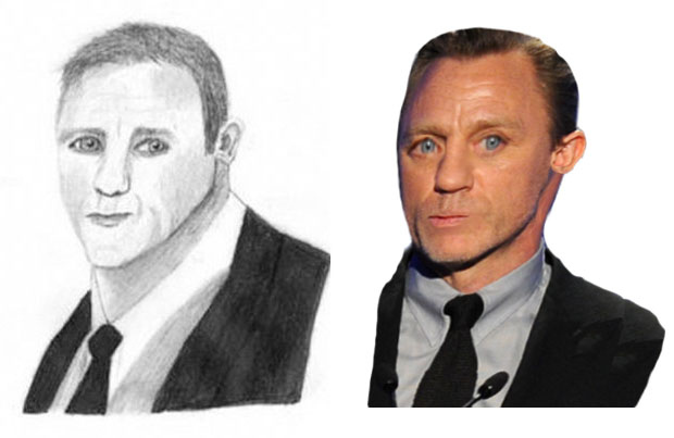 Daniel Craig. "Hullo Muster Bind."