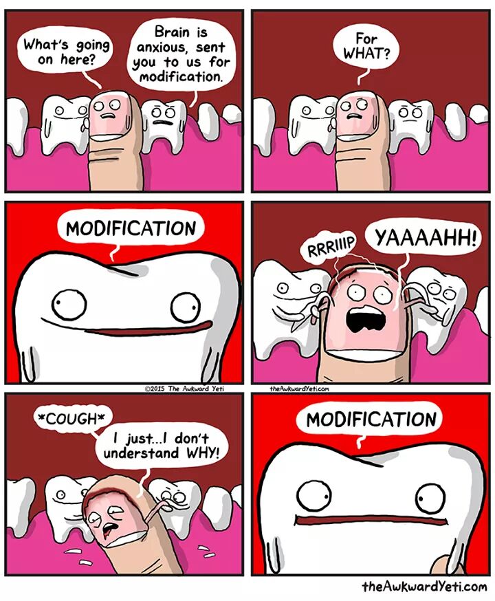 stomach the awkward yeti - For What's going on here? Brain is anxious, sent you to us for modification. What? Modification Rrriiip Yaaaahh! Oo nos 2015 The Awkward Yeti the AwkwardYeticom Modification Cough I just...I don't understand Why! the Awkwardyeti