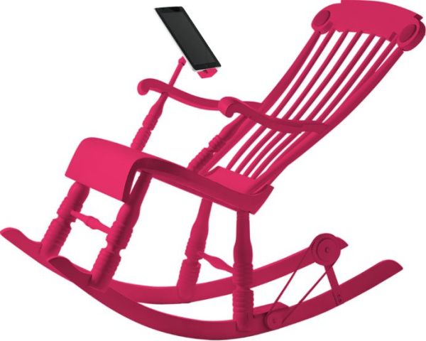 iRock. This rocking chair lets you power your devices by rocking in it. Perfect to chill out.