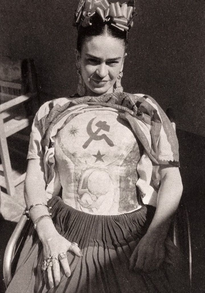 Portrait of Frida Kahlo taken by Florence Arquin, 1941.