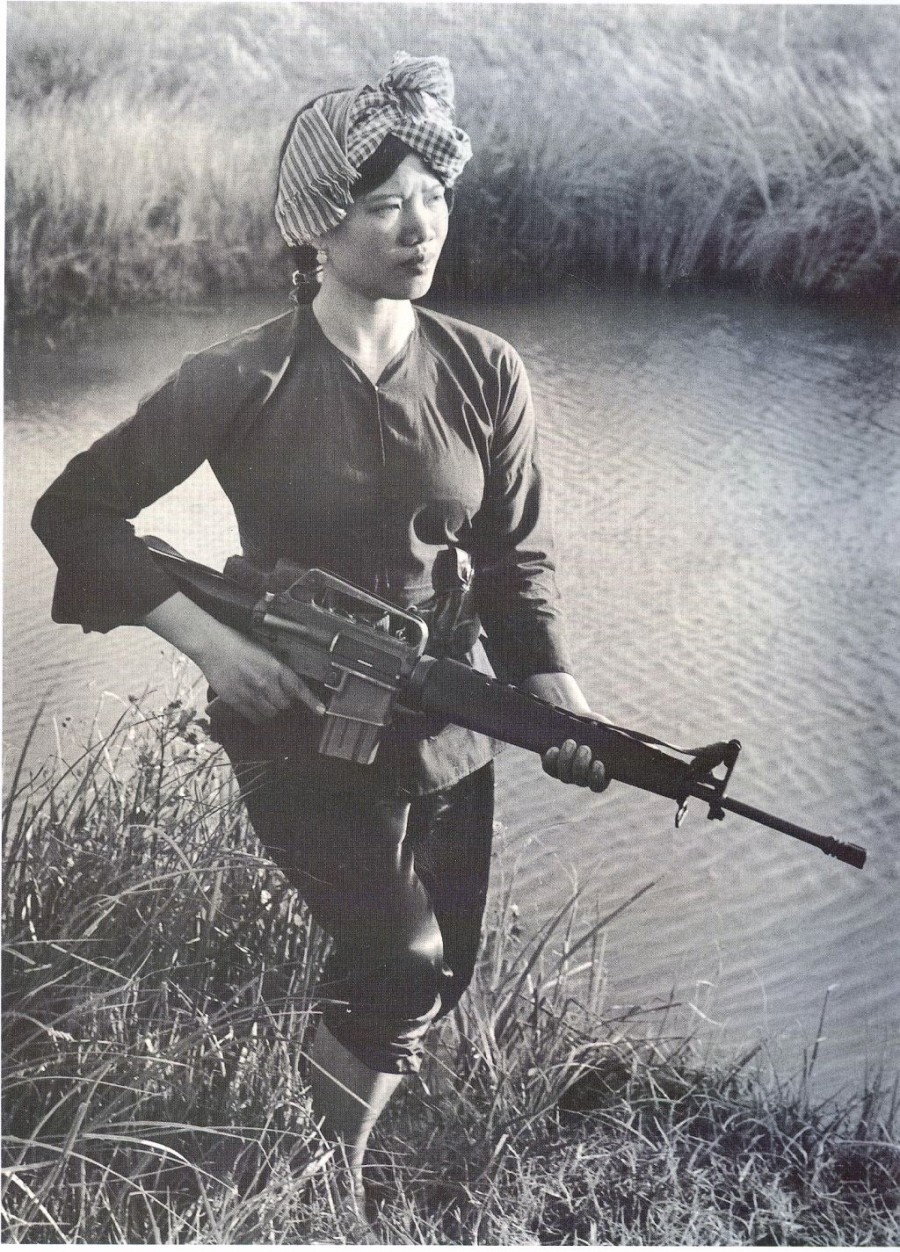 Female Viet Cong warrior, 1972.