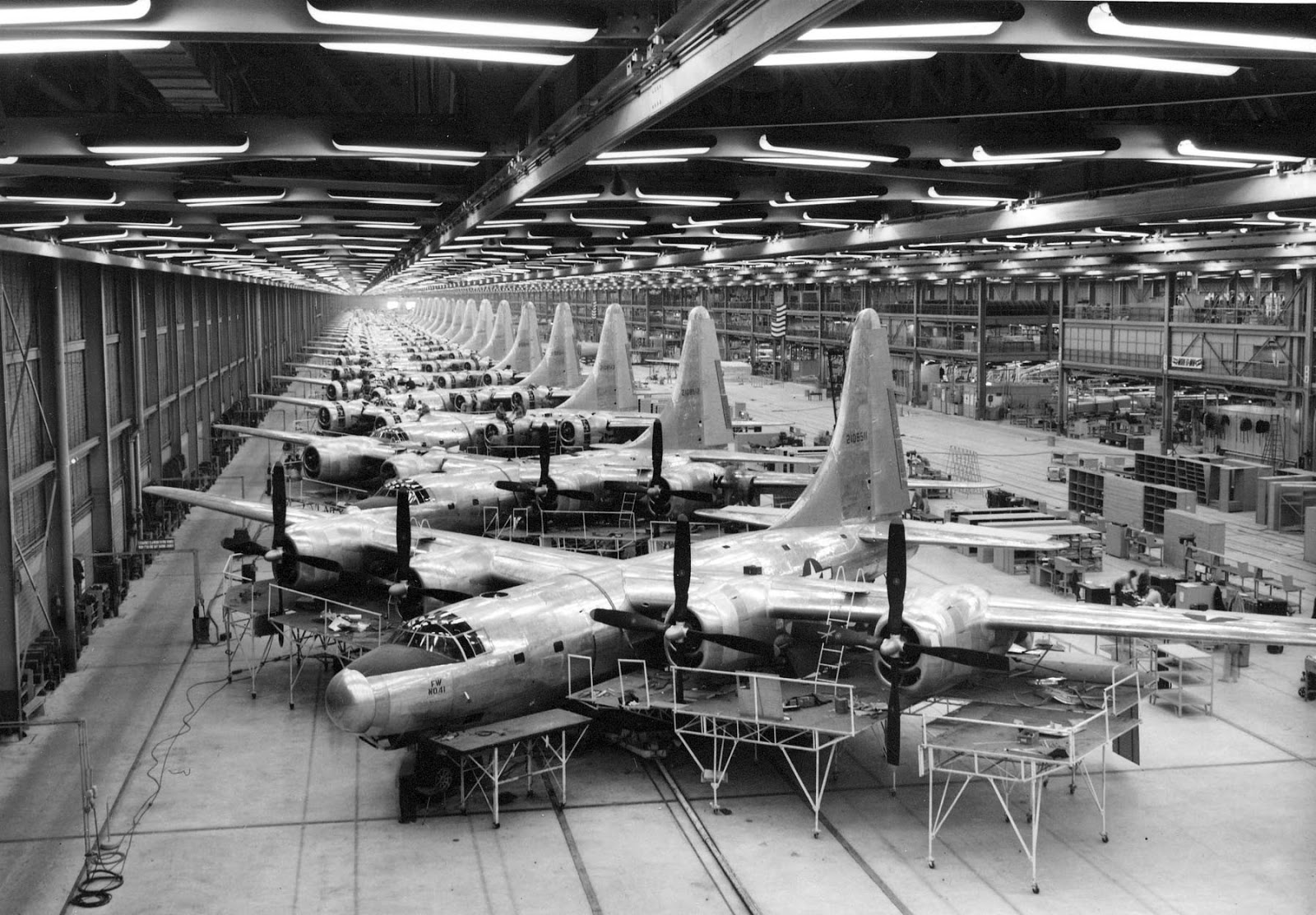 B-32 Bomber Factory in Fort Worth, Texas 1944.