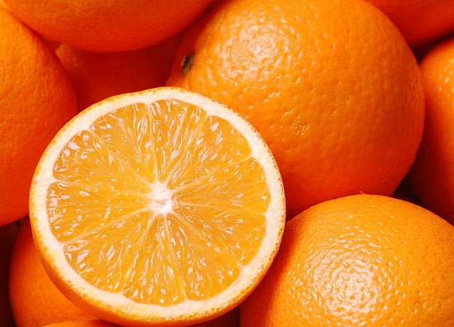 What color are oranges? Orange, you say? Mostly yes, nut some are green. In places with high temperature oranges never turn from green to orange. Even though they are good to eat they get "painted" orange cause that's what people expect them to see.